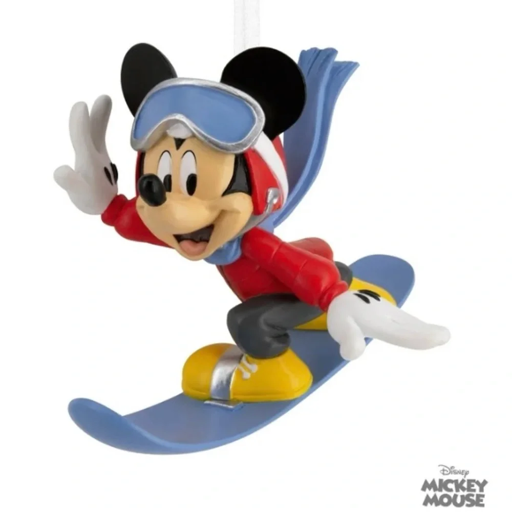 Hallmark Disney’s “Mickey Mouse Snowboarding” Christmas Ornament (NWT)